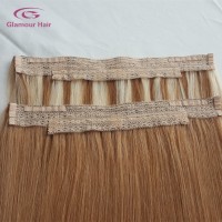 New Products 100% Remy Human Hair Double Drawn 18"-24" halo human hair extensions