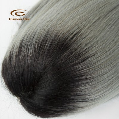 Unprocessed Virgin blonde human hair full lace wig Silver 100 percent human hair wigs